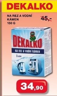 Cistic na rez a vodni kamen dekalko
