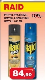 Sprej proti letajicimu hmyzu raid