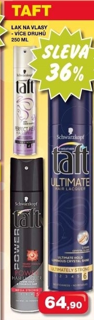 Lak na vlasy taft schwarzkopf