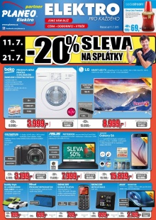 akční leták Planeo Elektro 11.7.2015-21.7.2015