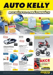 akční leták Auto Kelly 13.7.2015-9.8.2015