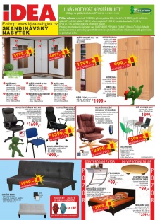 akční leták IDEA nábytek 15.7.2015-31.7.2015