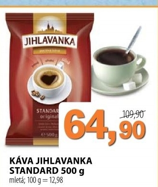 Kava mleta standard jihlavanka
