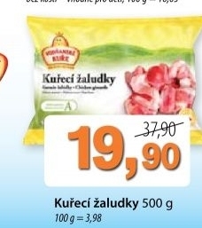 Zaludky kureci mrazene vodnanske kure