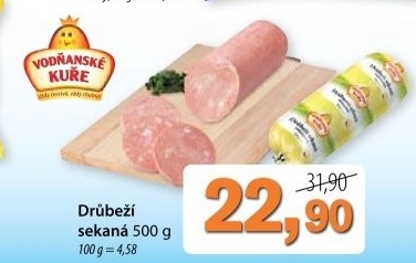Sekana drubezi mrazena vodnanske kure