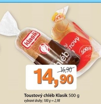 Chleb toustovy coop klasik