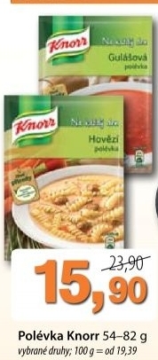 Polevka instantni knorr