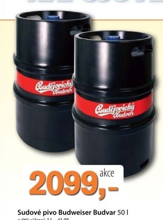 Pivo svetle vycepni budweiser budvar sud