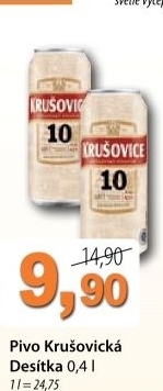 Pivo svetle vycepni 10 krusovice
