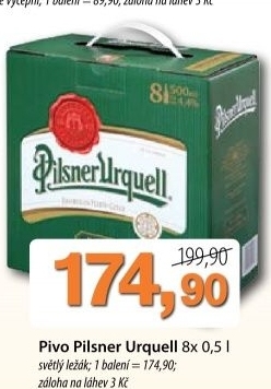 Pivo pilsner urquell