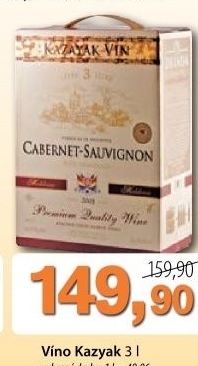 Vino kazayak bag in box