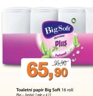 Toaletni papir 2vrstvy big soft