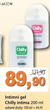 Intimni gel intima chilly