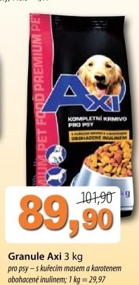 Granule pro psy axi