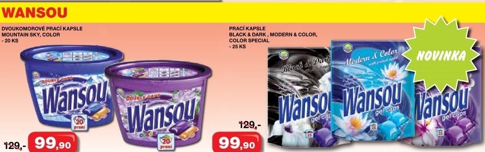 Praci kapsle wansou