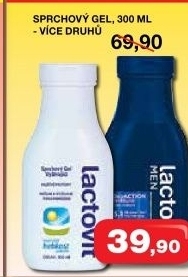 Sprchovy gel lactovit
