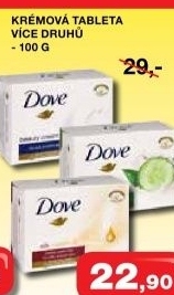 Mydlo tuhe kremove dove