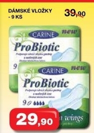 Vlozky damske probiotic carine