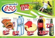 akční leták ESO MARKET 29.7.2015-9.8.2015