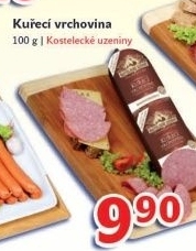 Salam vrchovina kureci kostelecke uzeniny