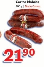 Klobasa corizo made