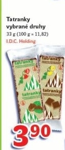 Oplatky tatranky sered