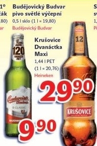 Pivo svetle vycepni b classic budweiser budvar