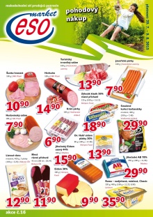 akční leták ESO MARKET 29.7.2015-9.8.2015