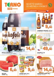 akční leták COOP 29.7.2015-4.8.2015
