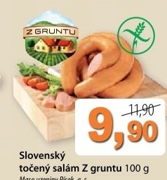 Salam slovensky toceny z gruntu