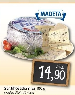Syr niva jihoceska madeta