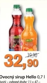 Sirup extra husty hello