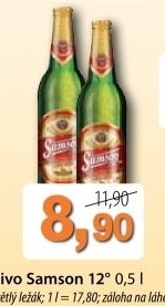 Pivo svetly lezak 12 samson