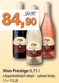 Vina prestige augustiniansky sklep