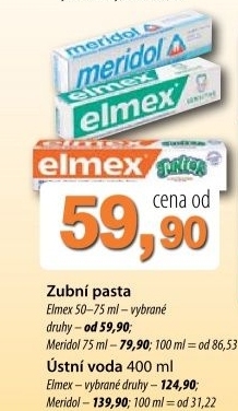 Pasta na zuby elmex