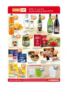 akční leták COOP 1.8.2015-14.8.2015
