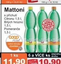 Voda ochucena mattoni