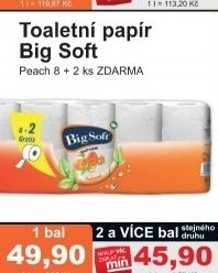 Toaletni papir 2vrstvy big soft