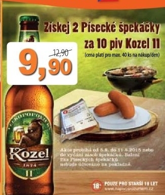 Pivo svetly lezak 11 medium velkopopovicky kozel