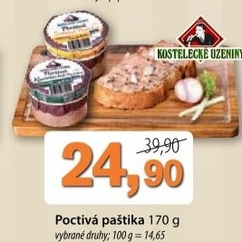 Pastika poctiva kostelecke uzeniny