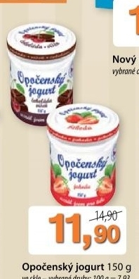 Jogurt ochuceny opocensky bohemilk