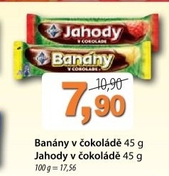 Tycinka banany v cokolade orion