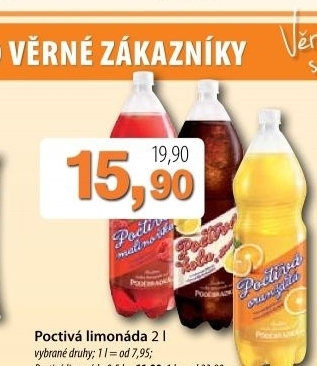 Limonada poctiva podebradka
