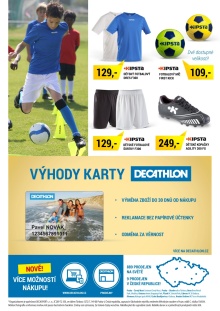 akční leták Decathlon 10.8.2015-31.8.2015