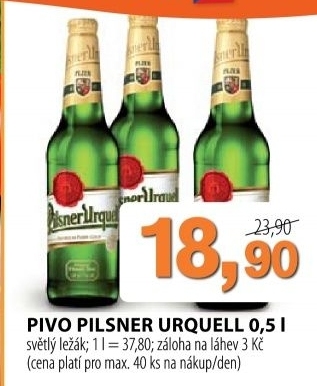 Pivo pilsner urquell