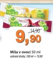Nanuk v ovocne poleve misa