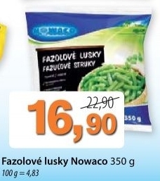 Lusky fazolove mrazene nowaco