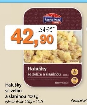 Halusky se zelim a slaninou vltavotynske lahudky