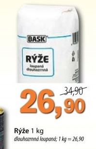 Ryze dlouhozrnna bask