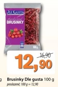 Brusinky susene dle gusta